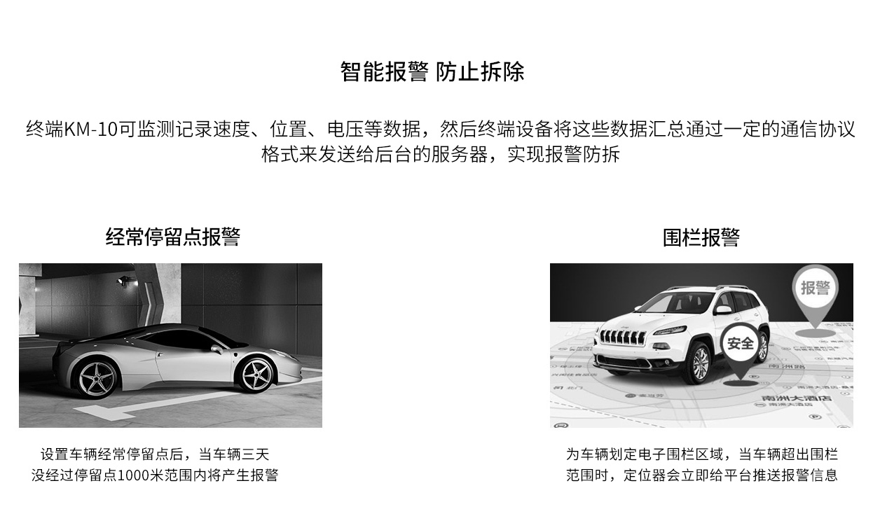 可隨時喚醒微型終端KM-10支持多種智能報警方式
